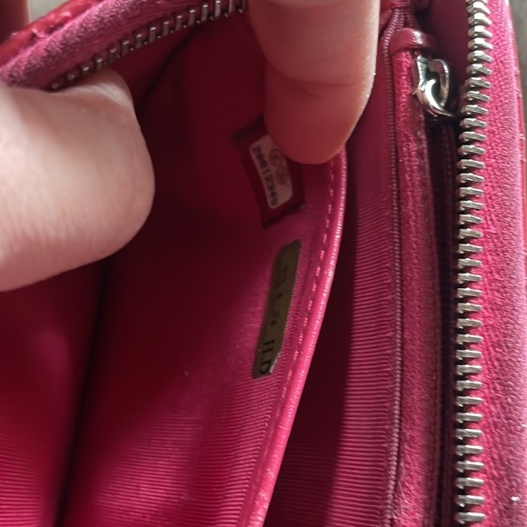 CHANEL Matelasse CC Logo Long Wallet Rose Pink Patent Leather - Picture 4 of 15